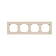 2CLA857400A2001 8574 FR NIESSEN 8574 FR Frame 4 Gang