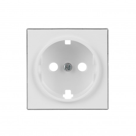 2CLA858800A1101 8588 BL NIESSEN Tapa base enchufe Schuko T.T. lateral BL