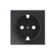 2CLA858800A2501 8588 CN NIESSEN Tapa base enchufe Schuko T.T. lateral CN