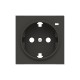 2CLA858880A1501 8588.8 NS NIESSEN Tapa base enchufe Schuko con LED NS