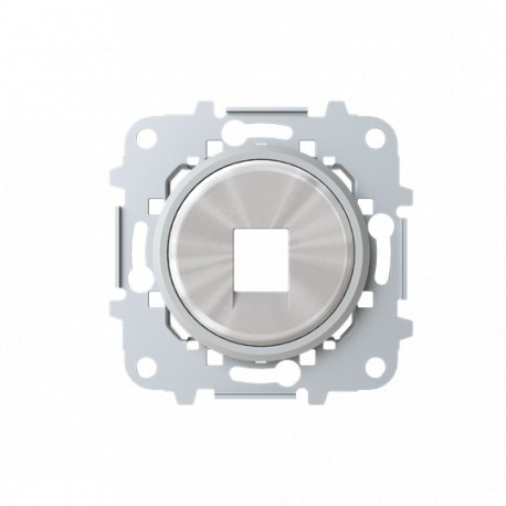 2CLA861810A1401 8618.1 CR NIESSEN Tapa 1 conector teléfono/informática CR