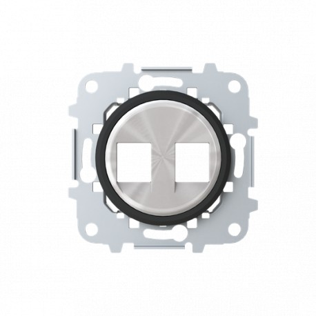 2CLA861820A1501 8618.2 CN NIESSEN Tapa 2 conector teléfono/informática CN