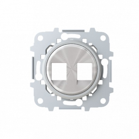 2CLA861820A1401 8618.2 CR NIESSEN 8618,2 CR Cover 1 tel / RJ45 connecter