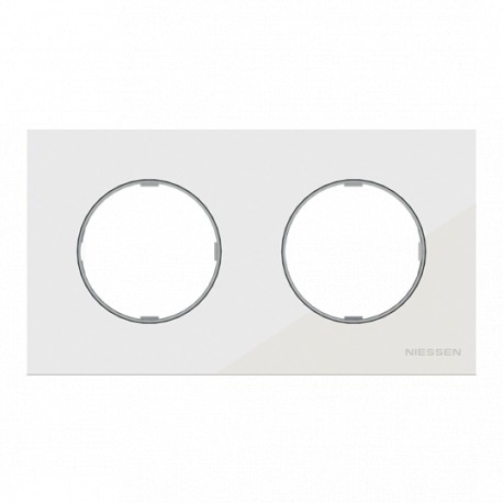2CLA867200A3001 8672 CB NIESSEN Marco 2 elementos CB