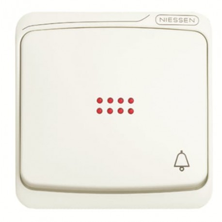 2CLA870430A1101 8704.3 BA NIESSEN Tecla pulsador timbre c/visor