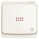 2CLA870440A1101 8704.4 BA NIESSEN coperchio punterie 8.704,4 BA w / luce SYM e indicatore