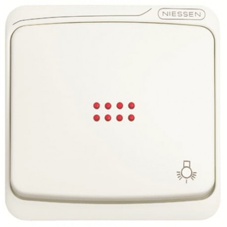2CLA870440A1101 8704.4 BA NIESSEN Tecla pulsador luz c/visor