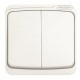 2CLA871100A1101 8711 BA NIESSEN Tecla doble interruptor-conmut