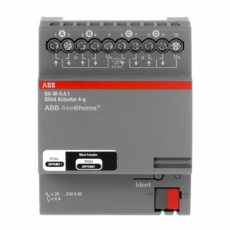2CDG510011R0011 BA-M-0.4.1 NIESSEN BA-M-0.4.1 cieco attuatore 4g, 230V, MDRC
