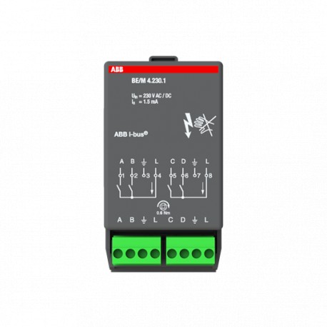 2CDG110005R0011 BE/M 4.230.1 NIESSEN BE / M4.230.1 Binäreingangsmodul Mod, 4F, 230 V