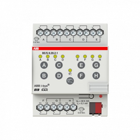 2CDG110092R0011 BE/S 8.20.2.1 NIESSEN BE / S 8.20.2.1 Binäreingang 8F, Scannen
