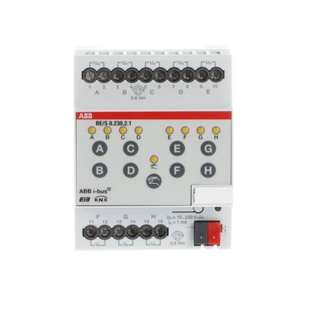 2CDG110093R0011 BE/S 8.230.2.1 NIESSEN BE / S 8.230.2.1 Ingresso binario, 8F, 24-230V