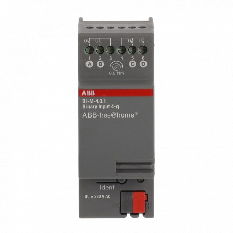 2CDG510004R0011 BI-M-4.0.1 NIESSEN BI-M-4.0.1 Binäreingang 4g, 230V, MDRC