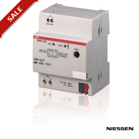 DG/S1.16.1 DG/S 1.16.1 NIESSEN DG / S 1.16.1, DALI Gateway, 1f, 16G, CRDM