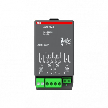 2CDG110004R0011 JA/M 2.24.1 NIESSEN JA / M2.24.1 otturatore Act Mod, 2F, 24VDC