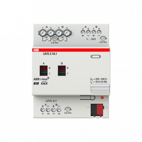 2CDG110087R0011 LR/S 2.16.1 NIESSEN LR / S2.16.1 Luce Cont., 2f, 1-10 V, MDRC