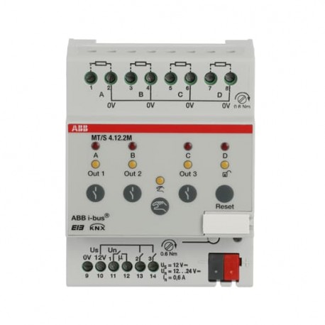 2CDG110109R0011 MT/S 4.12.2M NIESSEN MT / S4.12.2M Terminal Security, 4 volte