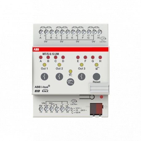 2CDG110110R0011 MT/S 8.12.2M NIESSEN MT / S8.12.2M Terminal Security, 8 volte