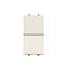 2CLA210120N1101 N2101.2 BL NIESSEN N2101.2 BL Interruttore 2P 1S 1M