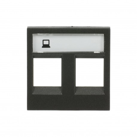 2CLA221820N1801 N2218.2 AN NIESSEN Tapa ventana 2 conectores AN