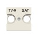 2CLA225010N1101 N2250.1 BL NIESSEN N2250.1 BL Plaque de TV-R / SAT 2M