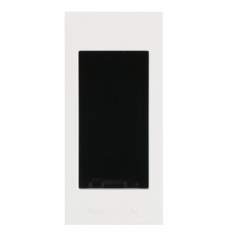2CLA267100N1101 N2671 BL NIESSEN Placa carpinteria 1 Vent. BL