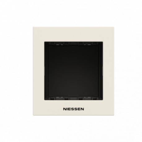 2CLA267200N1101 N2672 BL NIESSEN Placa carpinteria 2M BL