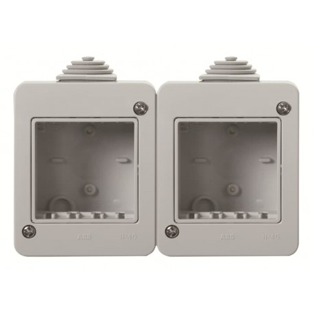 2CLA329210N1101 N3292.1 NIESSEN scatola di superficie N3292.1 IP40 Zenit / Stylo 4M
