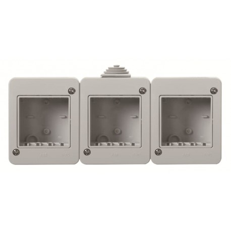 2CLA329310N1101 N3293.1 NIESSEN scatola di superficie N3293.1 IP40 Zenit / Stylo 6M