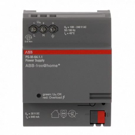 2CDG510001R0011 PS-M-64.1.1 NIESSEN PS-M-64.1.1 Alimentazione 640mA, MDRC