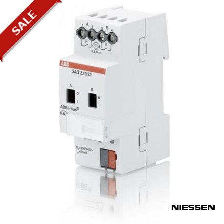 SA/S2.10.2.1 SA/S 2.10.2.1 NIESSEN SA / S2.10.2.1 interruttore Act, 2F, 10A