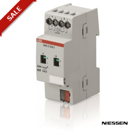 SA/S2.16.6.1 SA/S 2.16.6.1 NIESSEN SA / S2.16.6.1 interruttore Act, 2F 16-C, I-Det