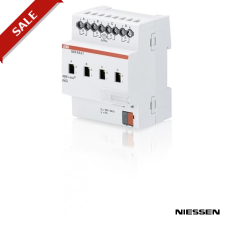 SA/S4.6.2.1 SA/S 4.6.2.1 NIESSEN Actuador Interruptor, manual, 4 canales, 6 A, MDRC