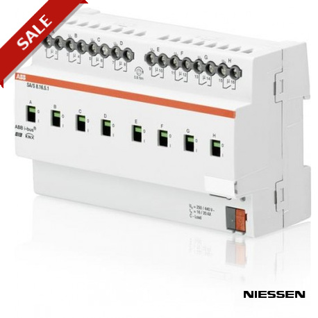 SA/S8.16.5.1 SA/S 8.16.5.1 NIESSEN SA / S8.16.5.1 Interruttore Act, 8F 16/20 C-Load