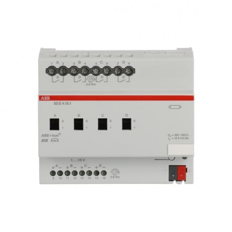 2CDG110080R0011 SD/S 4.16.1 NIESSEN SD/S4.16.1 Switch-/Dim Act, 4f, 16A,MDRC