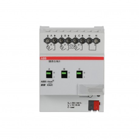 2CDG110136R0011 SE/S 3.16.1 NIESSEN SE / S3.16.1 Energieaktor, 3F, 16 / 20A