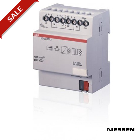 UD/S2.300.2 UD/S 2.300.2 NIESSEN UD / S2.300.2 Univ. Dim attuatore 2F, 300VA
