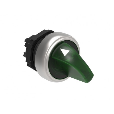 LPCSL1213 LOVATO ILLUMINATED SELECTOR SWITCH ACTUATOR Ø22MM PLATINUM SERIES, 2 POSITION, 0 1. GREEN