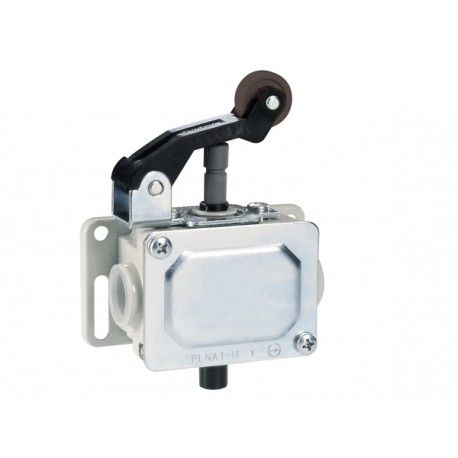 PLNA2H LOVATO METAL LIMIT SWITCH, PL SERIES, ROLLER CENTRE PUSH LEVER, CONTACTS 2NC. IP40