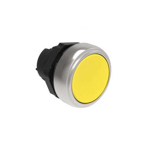 LPCQ105 LOVATO PUSH-PUSH BUTTON ACTUATOR Ø22MM PLATINUM SERIES, FLUSH. PUSH ON-PUSH OFF, YELLOW