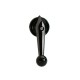 7AR124 AR124 LOVATO BLACK LEVIER DE FONCTIONNEMENT, POUR 65x65mm AVANT PLAQUE 6mm / 0.24IN POUR PAR mostrina..