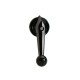 7AR124 AR124 LOVATO BLACK OPERATING LEVER, FOR 65X65MM FRONT PLATE 6MM/0.24IN FOR PER MOSTRINA 65X65MM 6MM P..