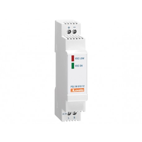 PSL1M01012 LOVATO Fuente de Alimentación Monofásica ( Entrada L- N 90 ~ 264 VAC ) 0,83A 12VDC