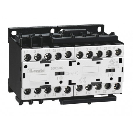 11BGR0901A110 BGR0901A110 LOVATO REVERSING CONTACTOR ASSEMBLY, AC COIL, EXTERNAL INTERLOCK WITH POWER AND AU..