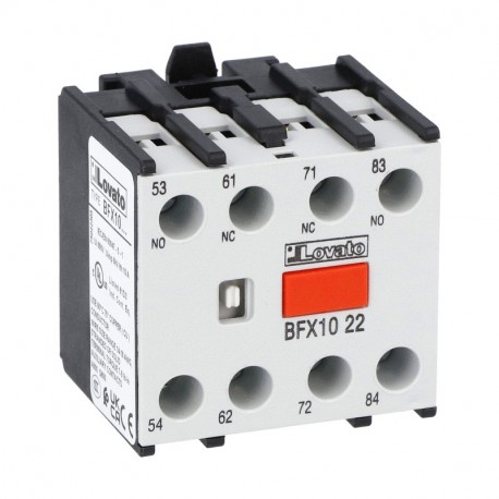 BFX1022 LOVATO Contacto Auxiliar Conexión tornillo para BF… 2 NA2 NC