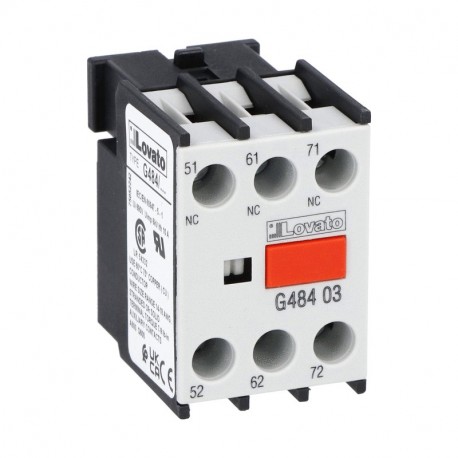 11G48403 G48403 LOVATO Contacto Auxiliar Conexión tornillo para BF… 3 NC