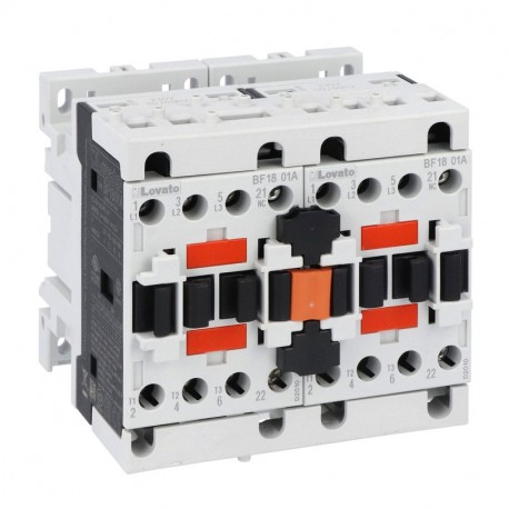 BFA01842048 LOVATO Teleinversor montado Enclavamiento mecánico externo 18A AC3 32A AC1 2 NC 48V AC