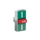 8LM2TB7355 LM2TB7355 LOVATO OPERATORE PULSANTE TRIPLO AD IMPULSO Ø22MM SERIE 8LM, 2 PULSANTI ESTERNI RASATI ..