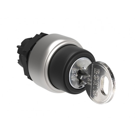 LPCS350R3433E LOVATO Selector Platinum Con llave 3 posiciones "1-0-2" retorno "1 0-2" Llave extraible pos. "..