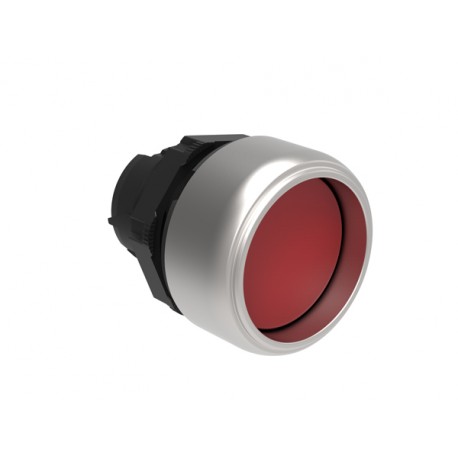 LPCB304 LOVATO PUSHBUTTON ACTUATOR, SPRING RETURN Ø22MM PLATINUM SERIES, SHROUDED, RED